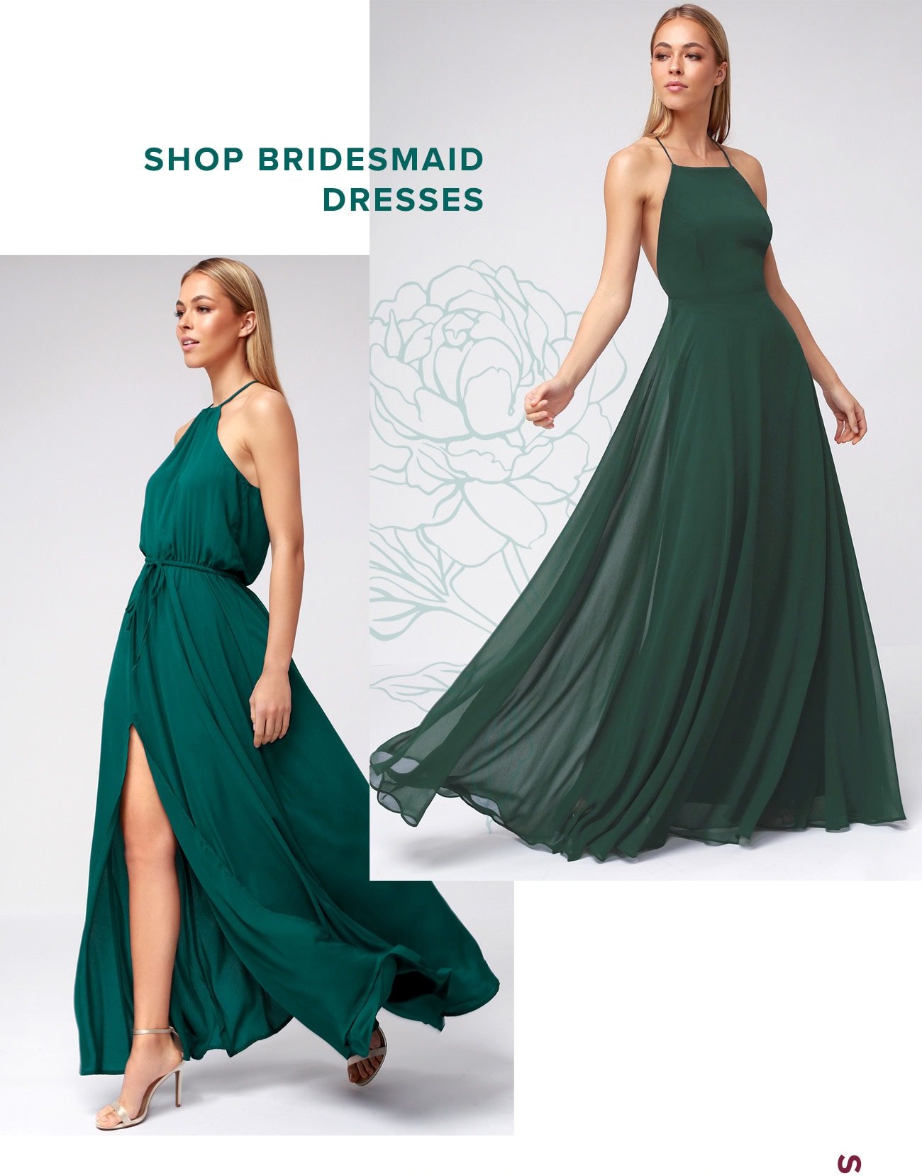 shop bridesmaid dresses