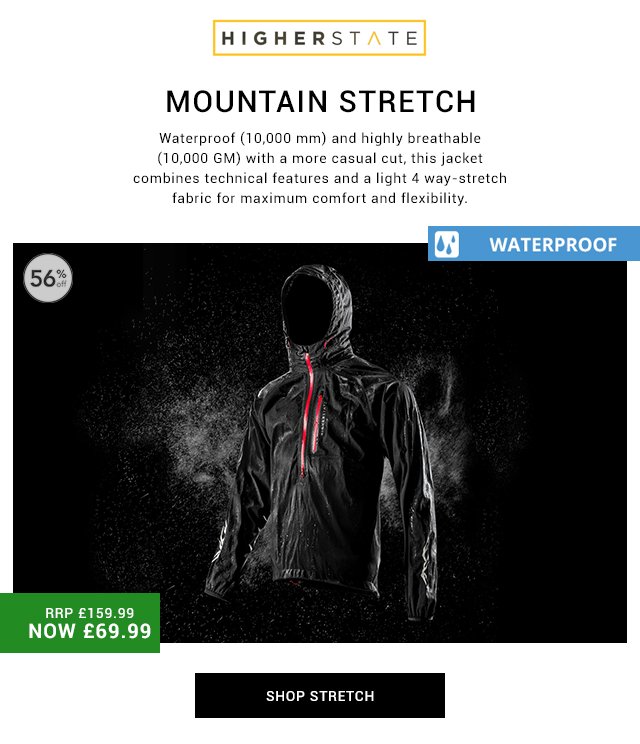 Shop Higher State Mountain Stretch Jacket