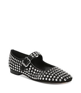 Women's Michaela Gem Embellished Mary Jane Flats