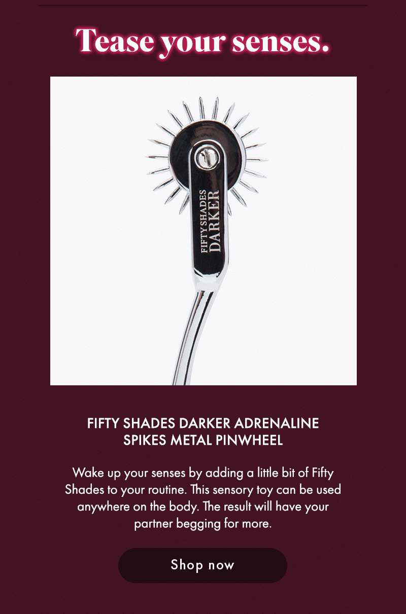 Fifty Shades of Grey Adrenaline Pinwheel