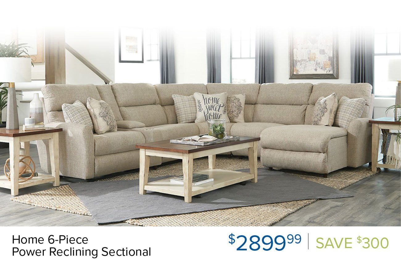 Power-reclining-sectional