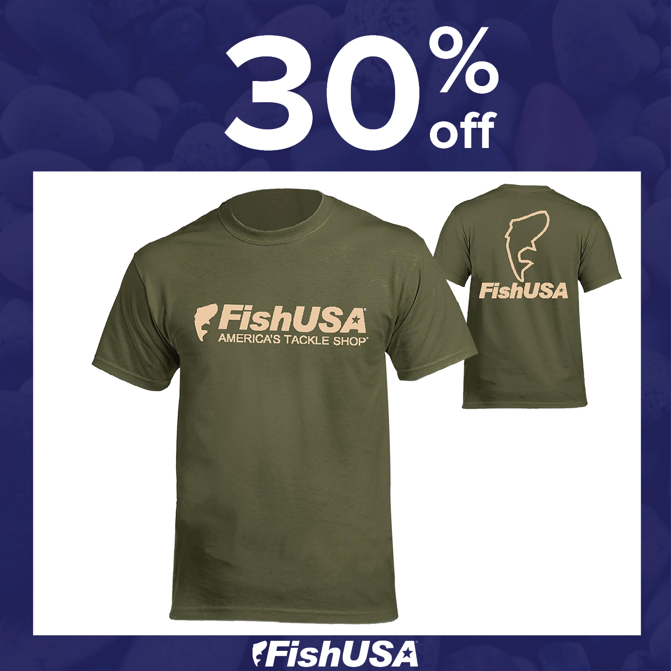 Take 30% off the FishUSA Logo T-Shirt