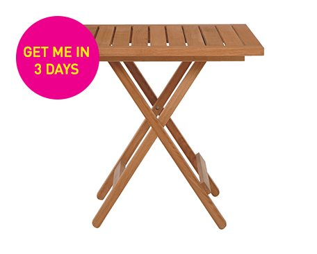 ZENO Solid Oak Folding Garden Table now £97.50