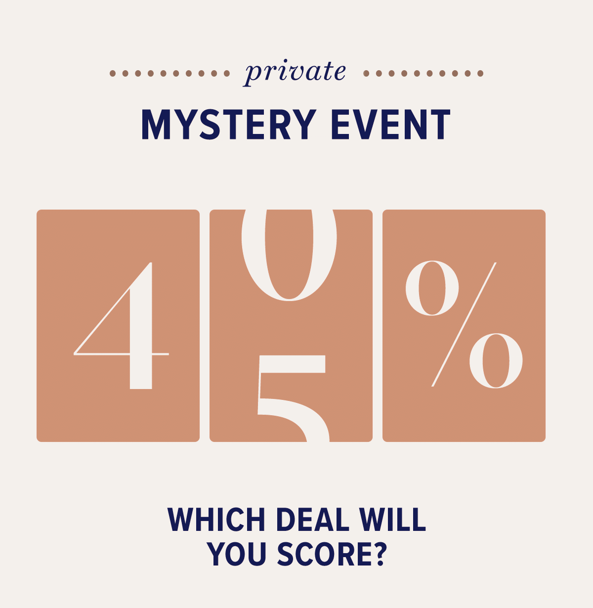 Which Deal Will You Score?*