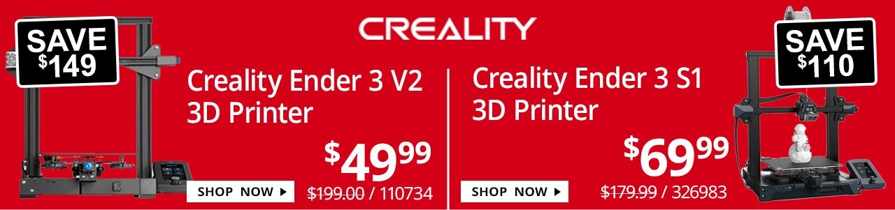 NEW LOW PRICE on creality printers