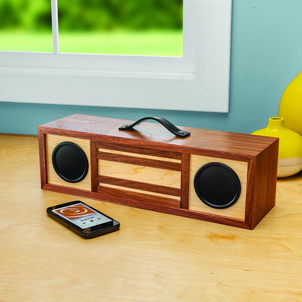 Rockler Stereo Wireless Speaker Kit with 2 Speakers and Playback/Volume Controls