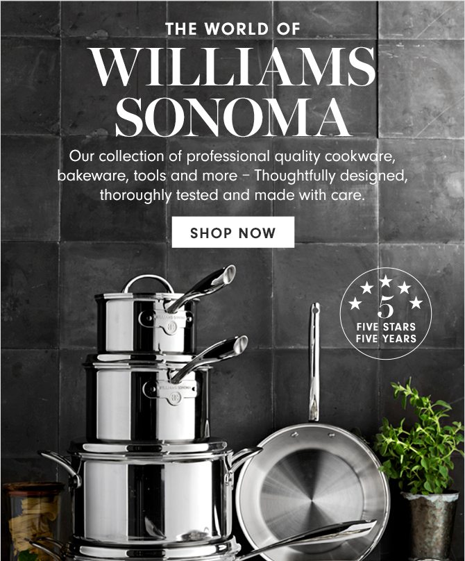 WILLIAMS SONOMA - SHOP IN STORES & ONLINE