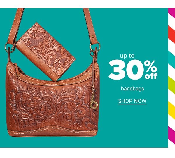 Up to 30% off handbags - Shop Now