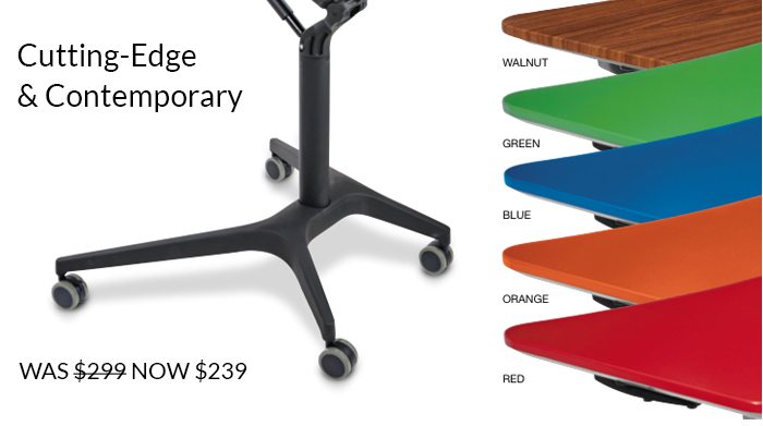Save $60 on the Sit-to-Stand Rolling Workstation 2.0