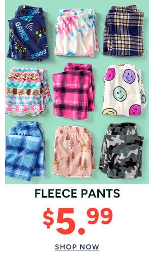 $5.99 Fleece PJ Pants