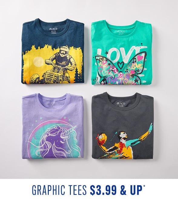 $3.99 & up Graphic Tees