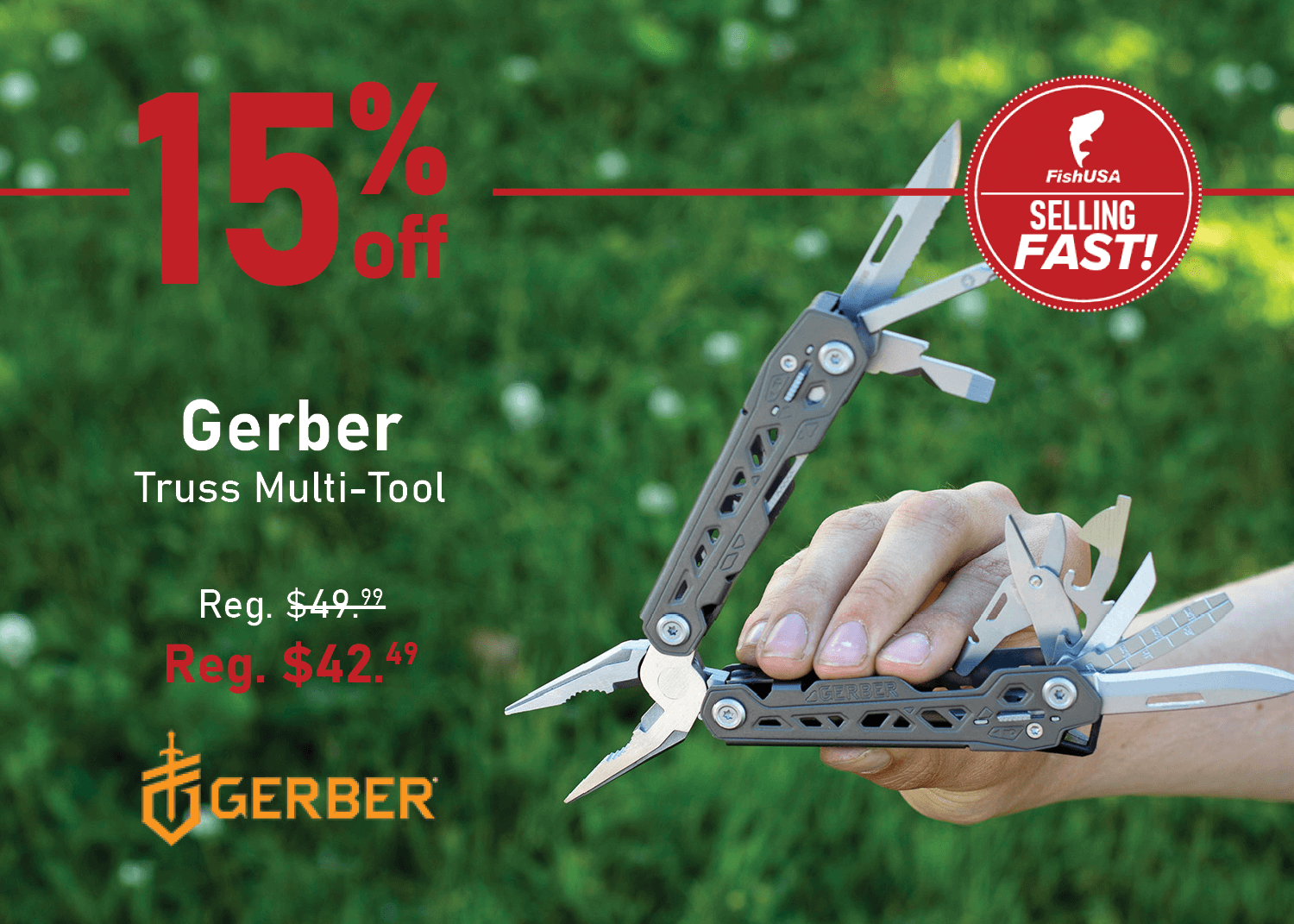 Save 15% on the Gerber Truss Multi-Tool