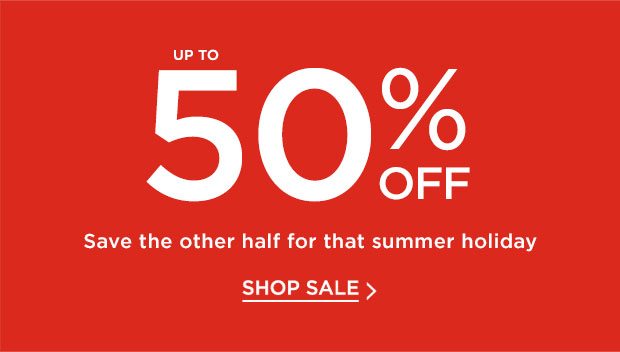 Up To 50% Off Sale