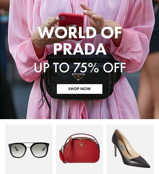 Up to 75% Off Prada