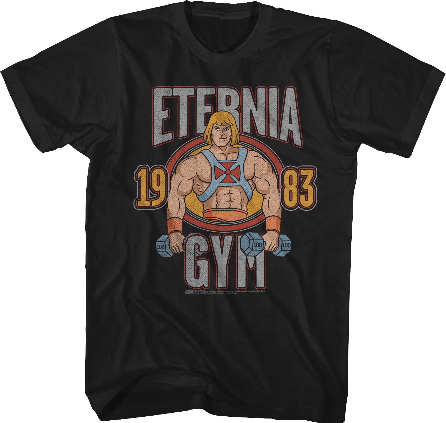 He-Man Eternia Gym Masters of the Universe T-Shirt