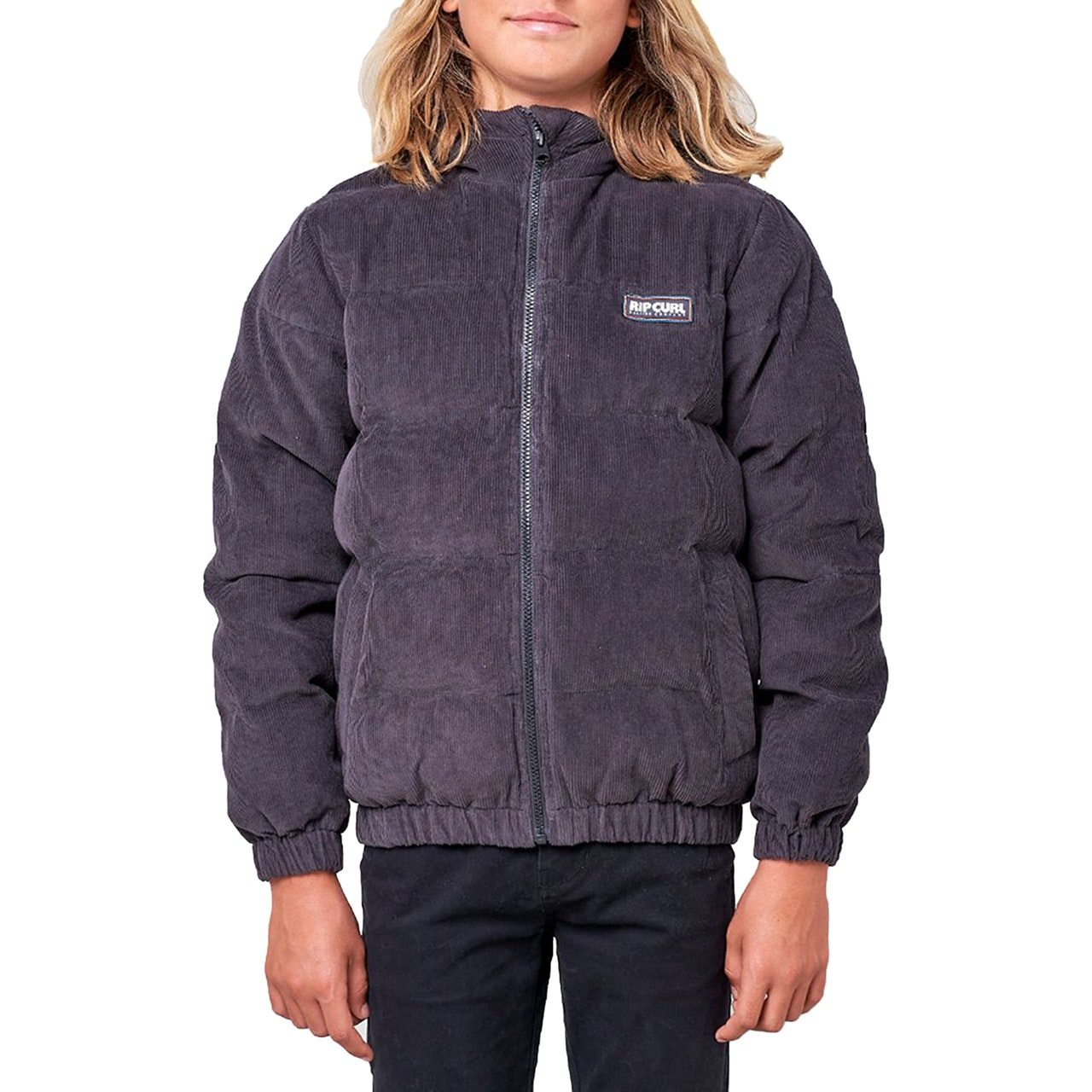 Rip Curl Revival Cord Boys Jacket - Washed Black
