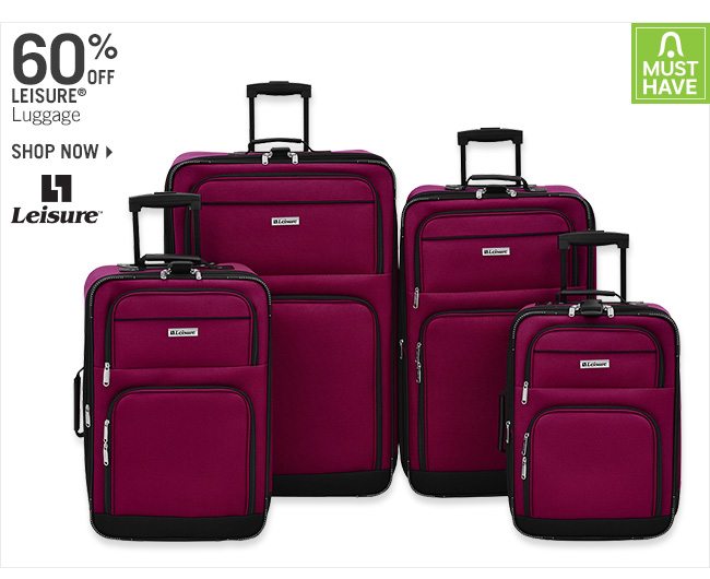 Shop 60% Off Leisure Luggage