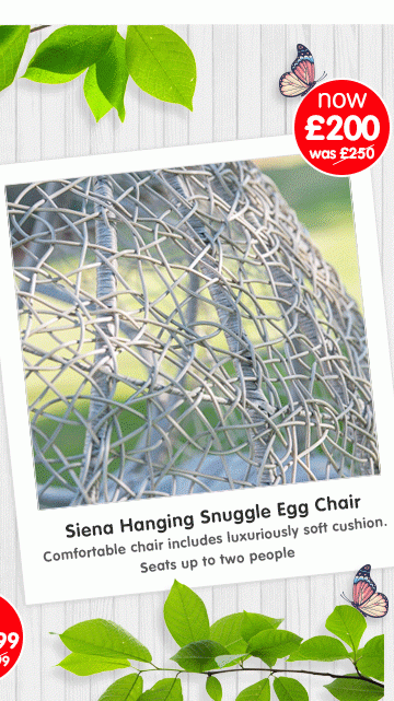 Siena Hanging Snuggle Egg Chair