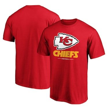 Men's Red Kansas City Chiefs Team Lockup T-Shirt