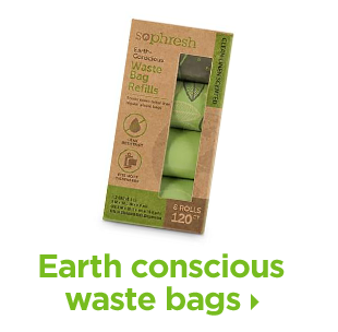 Earth conscious waste bags.