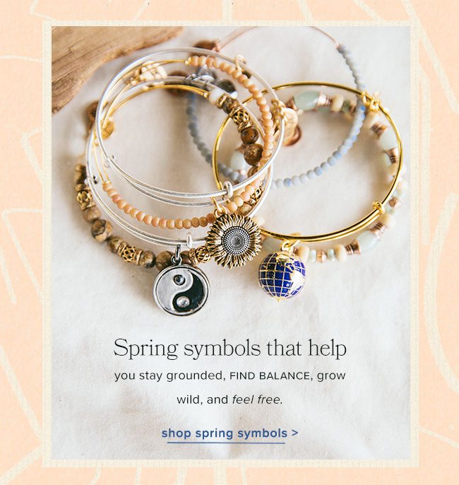 Shop spring symbols.