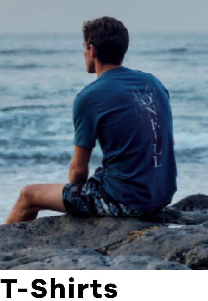Shop O'Neill T-Shirts Blue Tee
