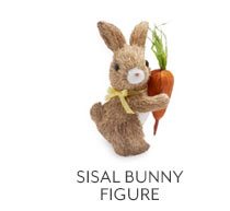 Sisal Bunny Figure