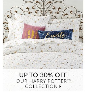 UP TO 30% OFF OUR HARRY POTTER COLLECTION