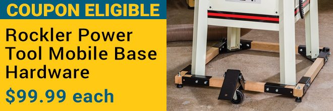 Rockler Power Tool Mobile Base Hardware