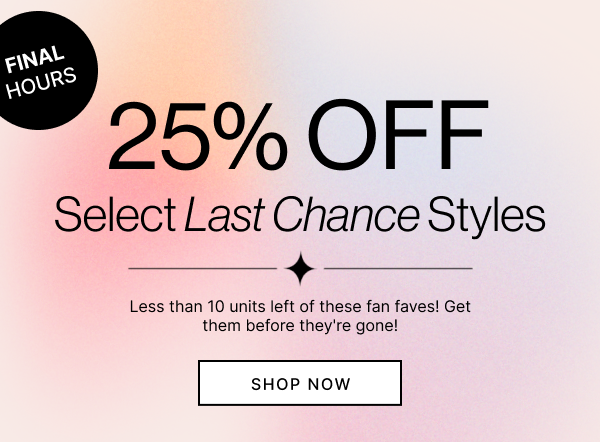 Last Chance Sale | Shop Now