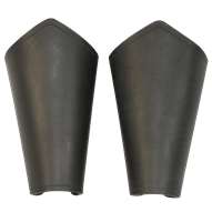 Plain Leather Arm Bracers