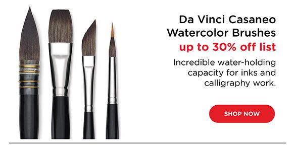 Da Vinci Casaneo Watercolor Brushes - up to 30% off list