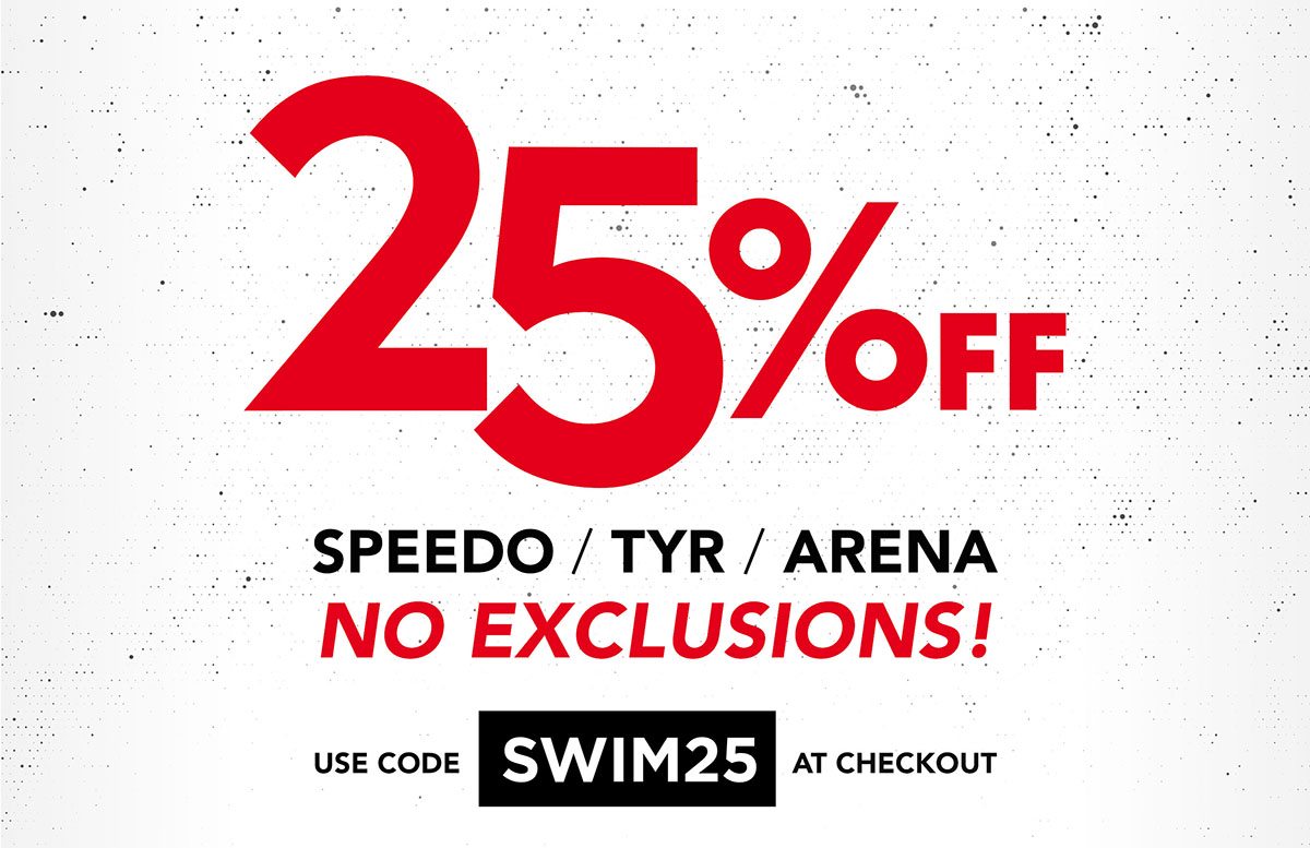 Hero - 25% Off Speedo, TYR & Arena