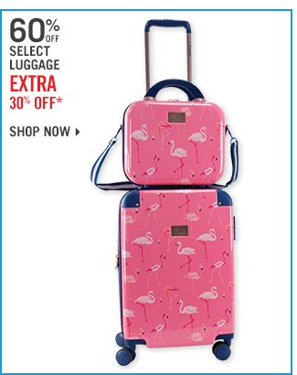 Shop 60% Off Select Luggage - Extra 30% Off*