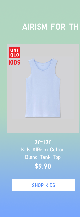 PDP6 - KIDS AIRISM COTTON BLEND TANK TOP