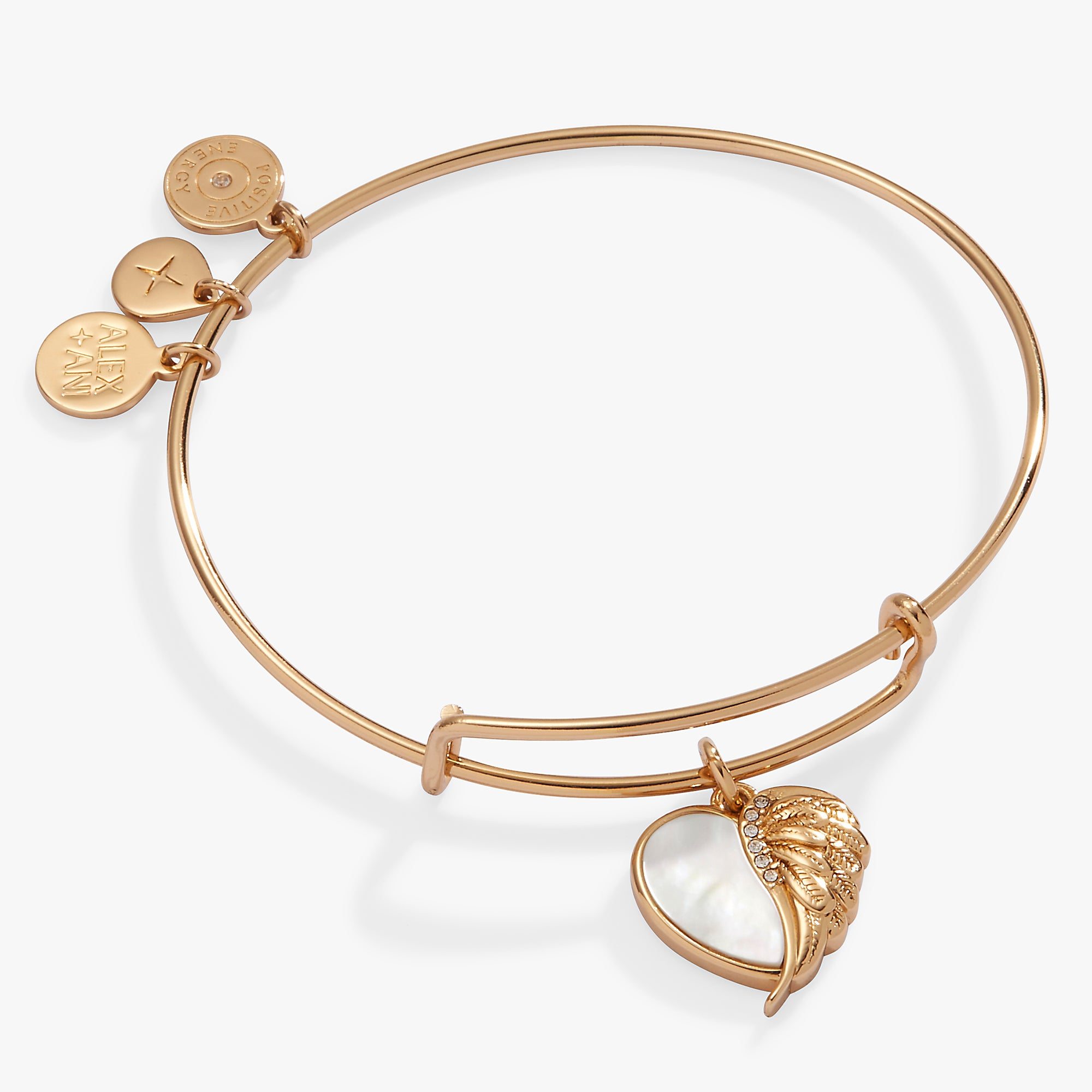 Image of Wings of Protection Charm Bangle