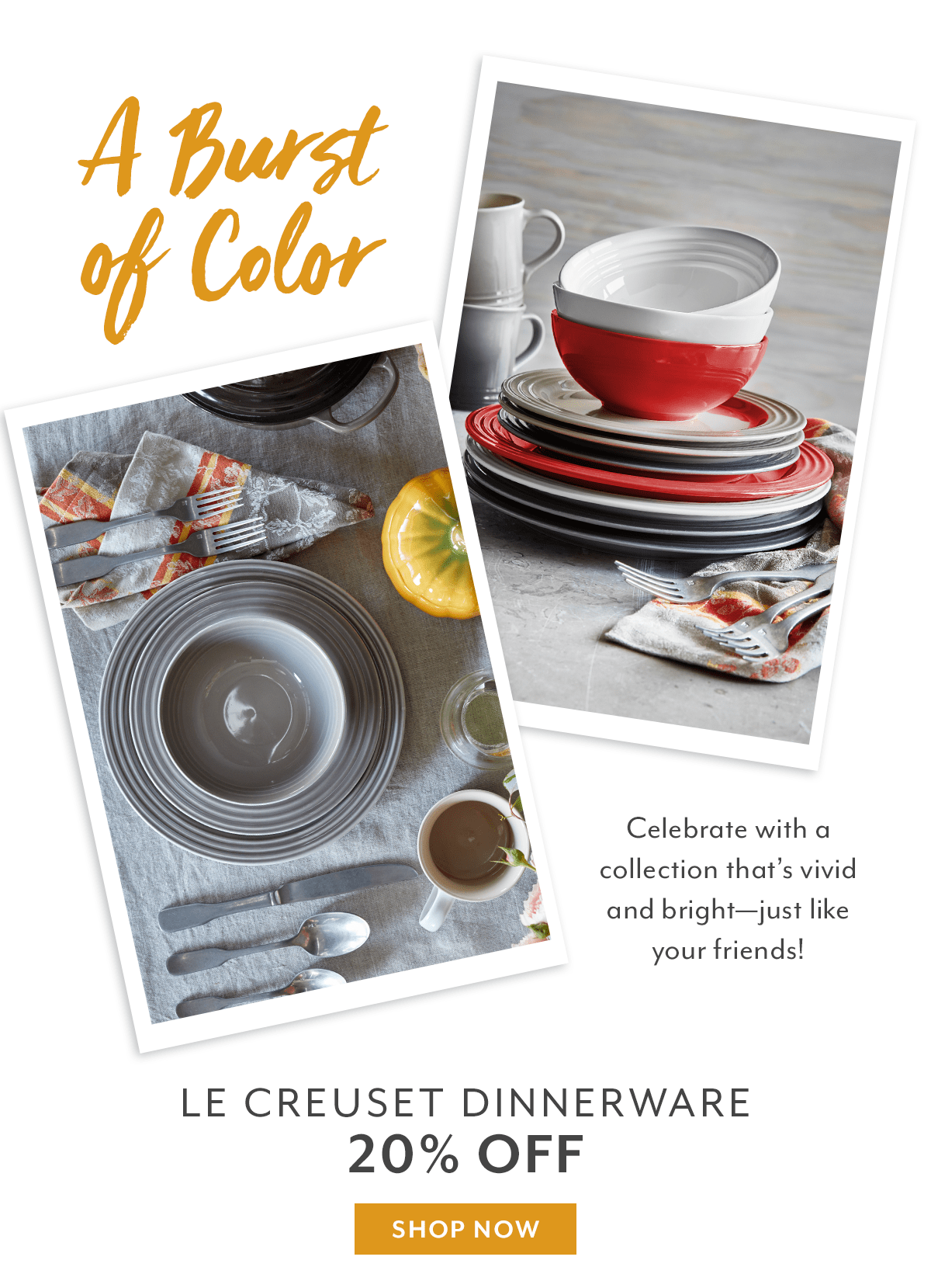 Le Creuset Dinnerware