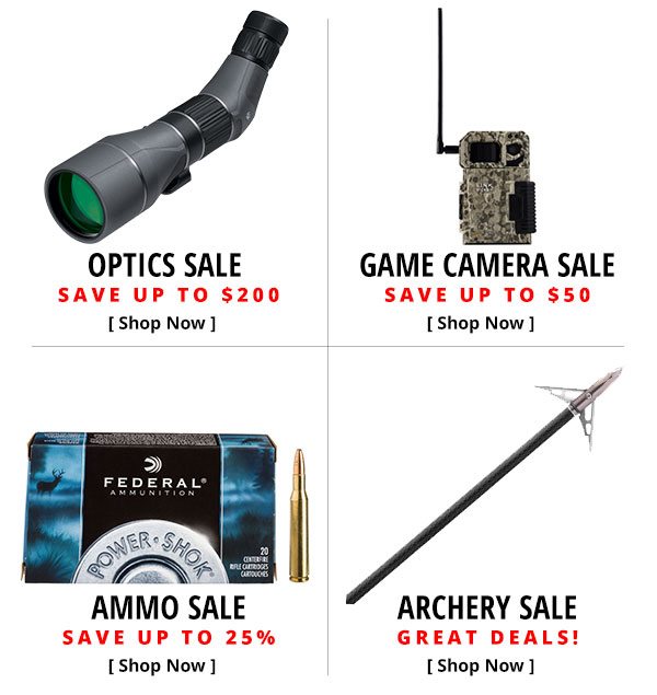 Fall Hunting Classic Sales Categories