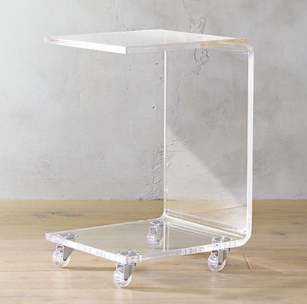 peekaboo acrylic c table