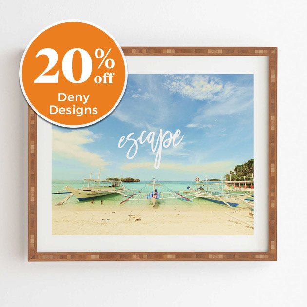 20% OFF. Deny Designs