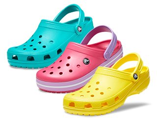 Bright Classic & Crocband Clogs