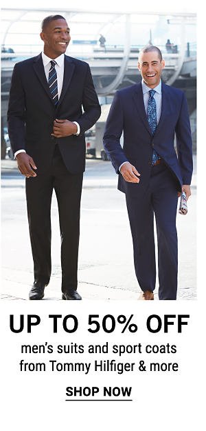 Up to 50% off men's suits and sport coats from Tommy Hilfiger & more. Shop Now.