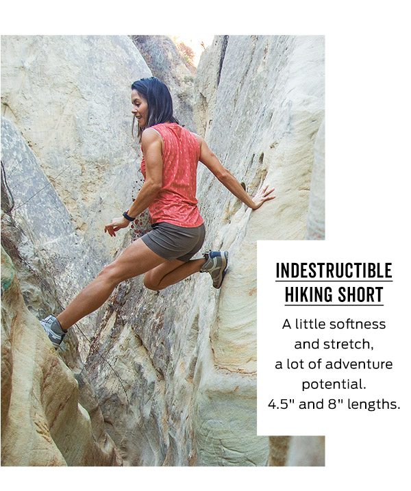 Indestructible Hiking Shorts | 4.5in and 8in lengths >