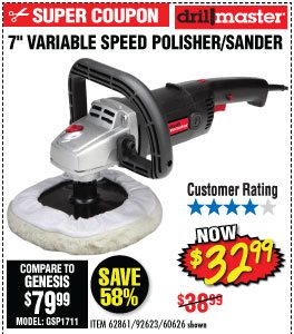 View 7 in. 10 Amp Variable Speed Polisher