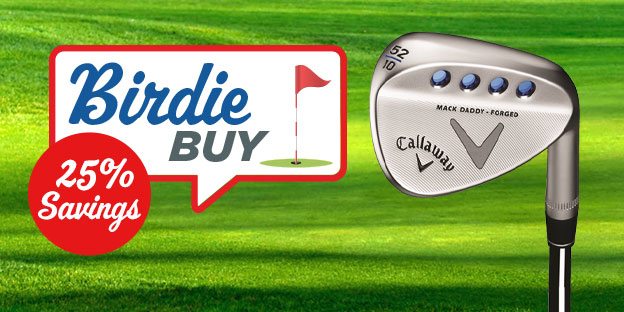 Callaway Mack Daddy Forged Satin Chrome Wedge | Was: $149.99 - Now: $74.99