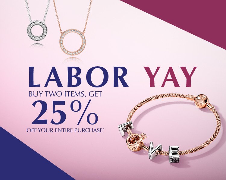 pandora jewelry labor day sale