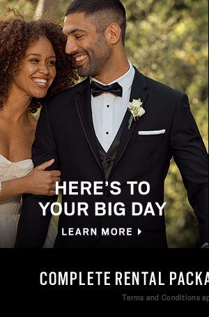 Here's To Your Big Day (+ complete Rental Package)