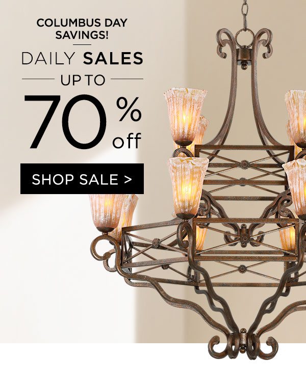 Columbus Day Savings! - Daily Sales - Up To 70% Off - Shop Sale