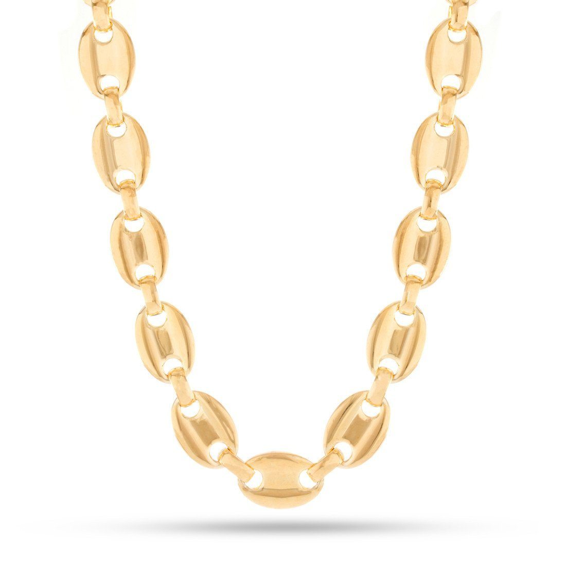 16mm, 14K Gold Stainless Steel G-Link Chain