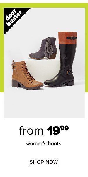 From 19.99 Women's Boots - Shop Now